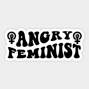 Angry Feminist Sticker